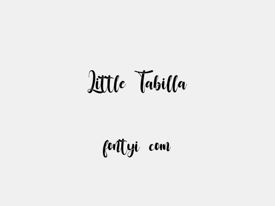 Little Tabilla