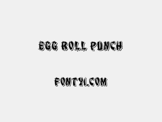 Egg Roll Punch