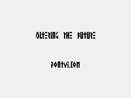 Altering The Future