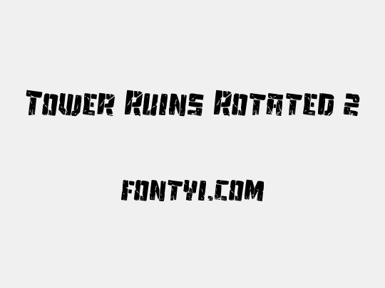 Tower Ruins Rotated 2