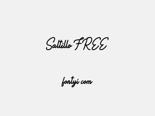 Saltillo FREE