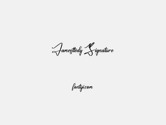 Jamesttedy Signature