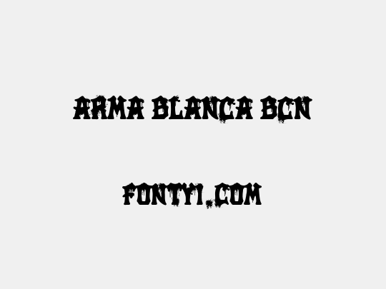 Arma Blanca BCN