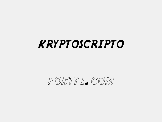 KRYPTOSCRIPTO