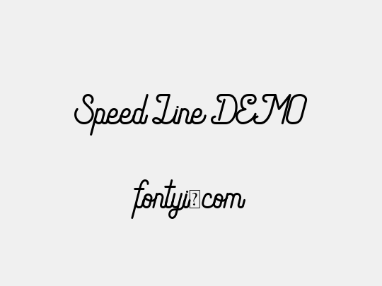 Speed Line DEMO