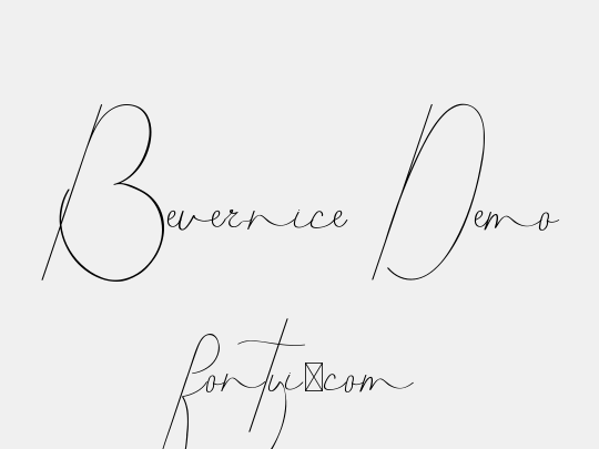 Bevernice Demo