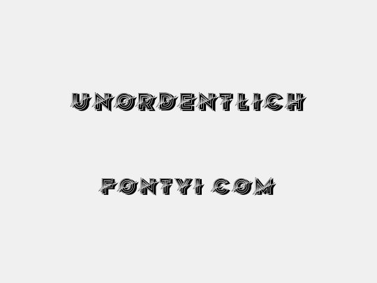 Unordentlich