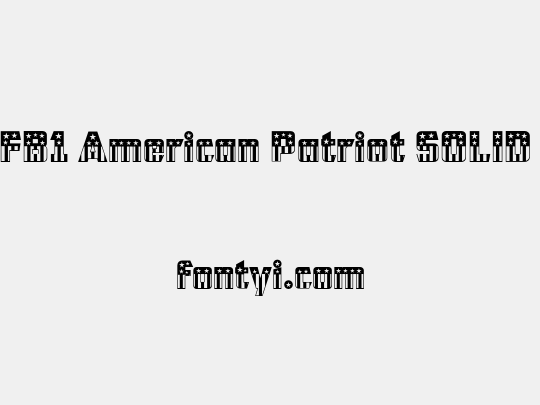 CFB1 American Patriot SOLID 2