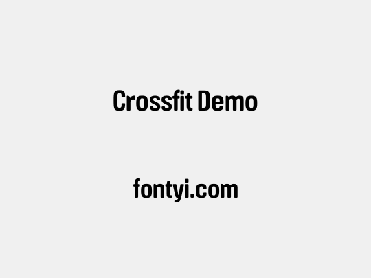 Crossfit Demo