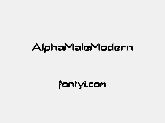 AlphaMaleModern