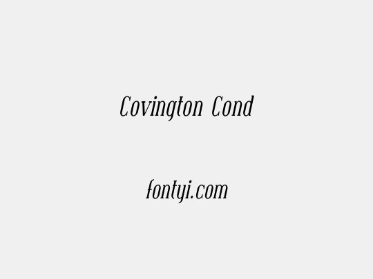 Covington Cond