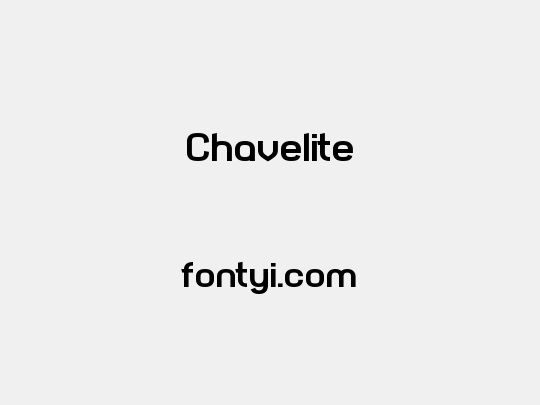 Chavelite