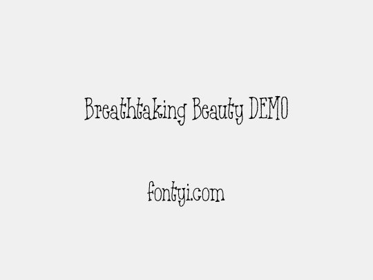 Breathtaking Beauty DEMO