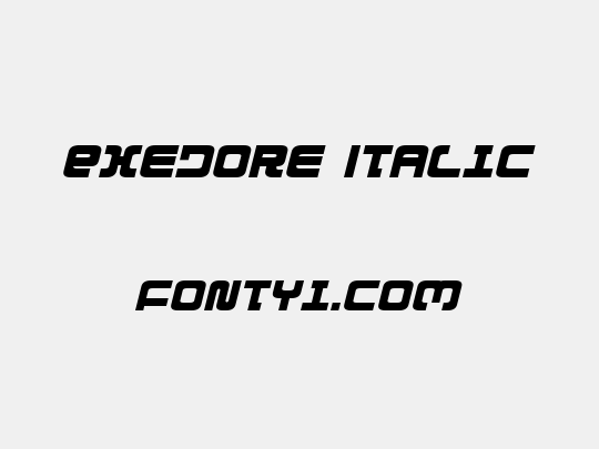 Exedore Italic