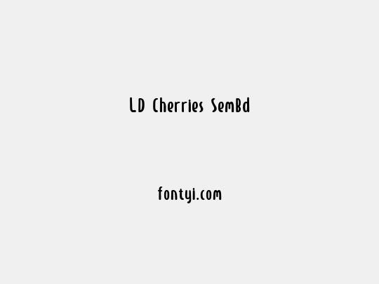 LD Cherries SemBd