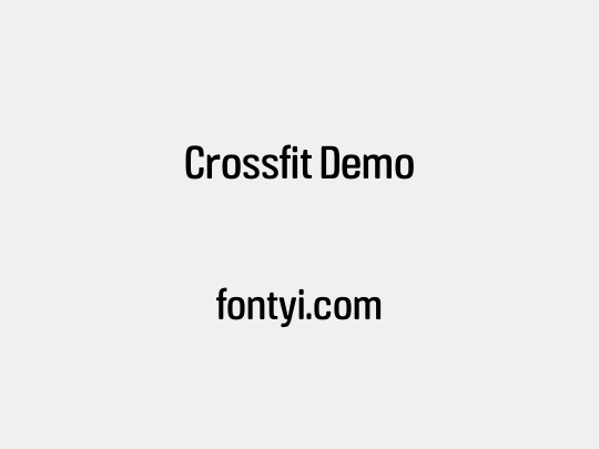 Crossfit Demo