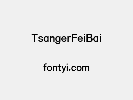 TsangerFeiBai
