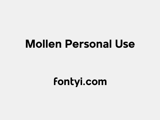 Mollen Personal Use