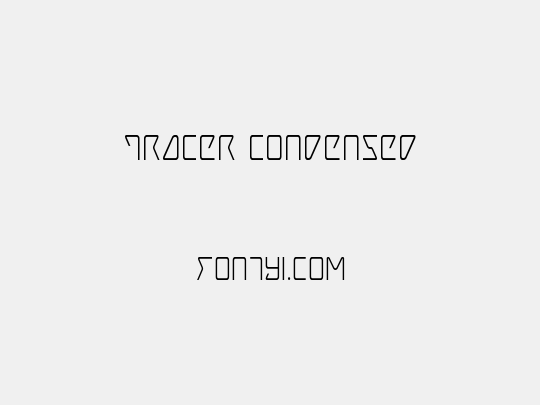 Tracer Condensed