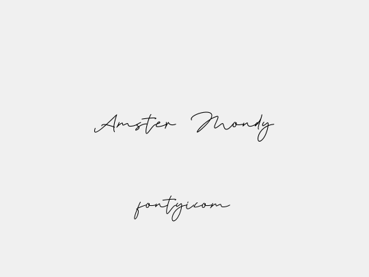 Amster Mondy