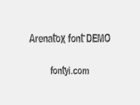 Arenatox font DEMO