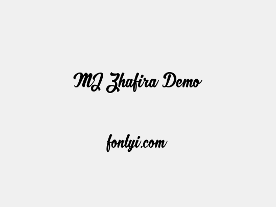 MJ Zhafira Demo
