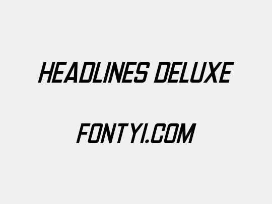 Headlines Deluxe