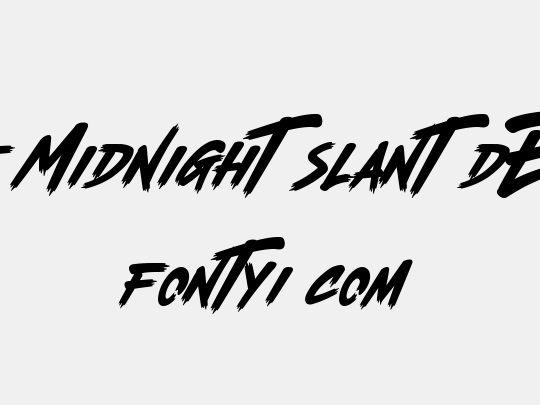 The Midnight (Slant) DEMO