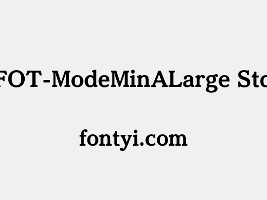 FOT-ModeMinALarge Std