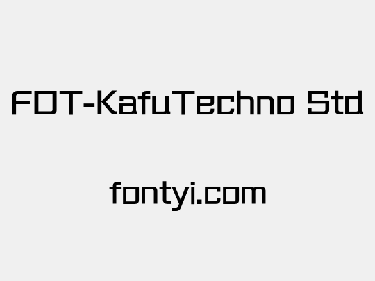 FOT-KafuTechno Std