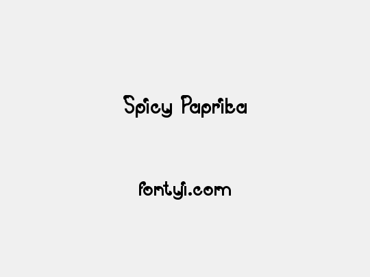 Spicy Paprika