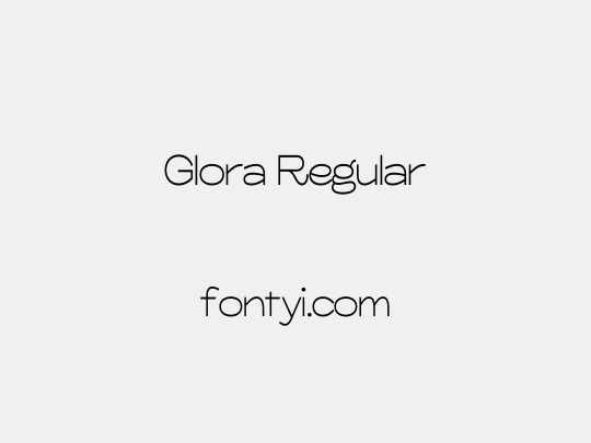 Glora Regular