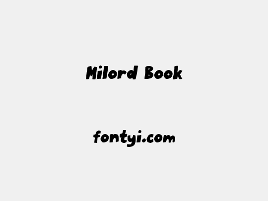 Milord Book