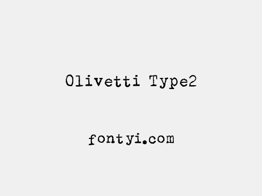 Olivetti Type2