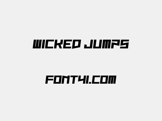 Wicked Jumps