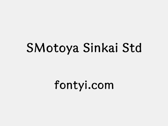 SMotoya Sinkai Std