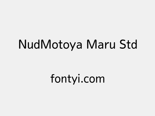 NudMotoya Maru Std