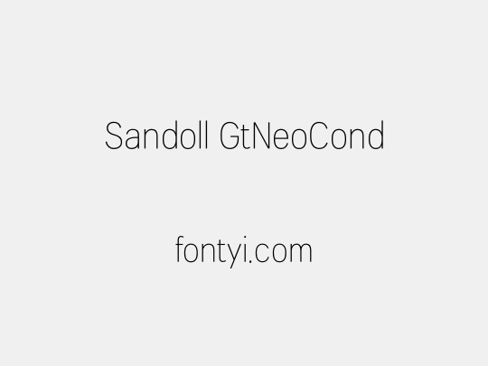 Sandoll GtNeoCond