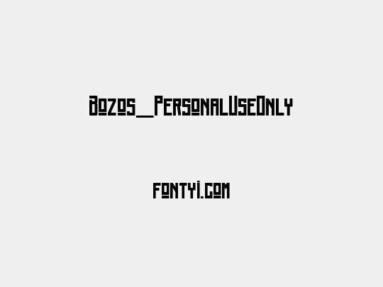 Bozos_PersonalUseOnly