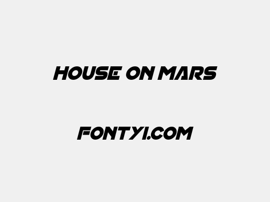 House On Mars