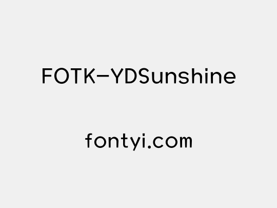 FOTK-YDSunshine