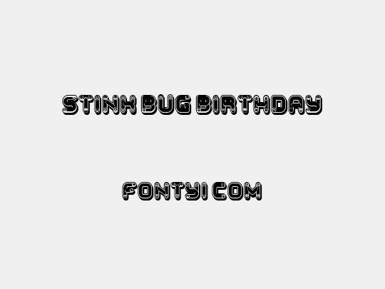 Stink Bug Birthday