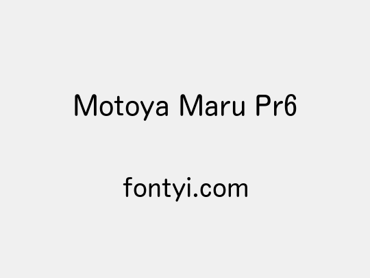 Motoya Maru Pr6