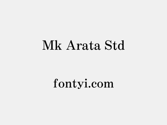 Mk Arata Std