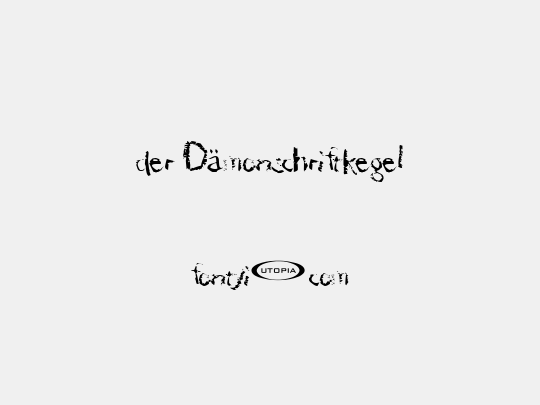 der Dämonschriftkegel