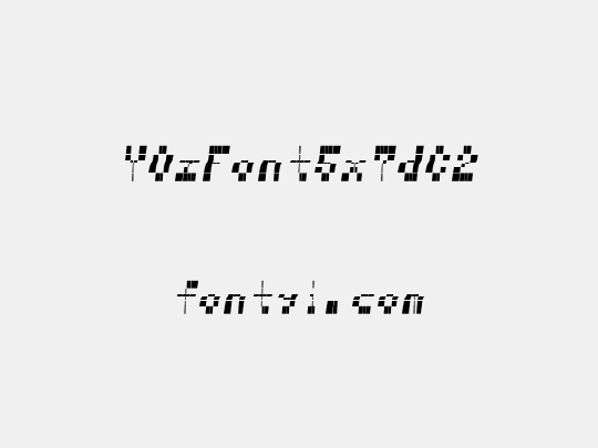 YOzFont5x7dC2