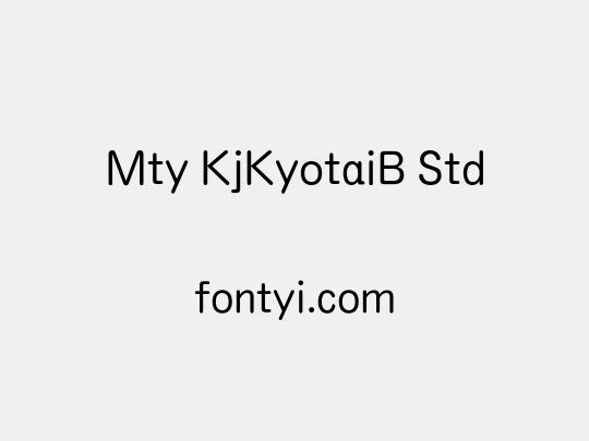 Mty KjKyotaiB Std