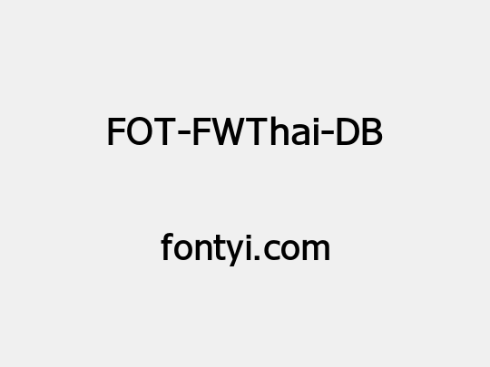 FOT-FWThai-DB