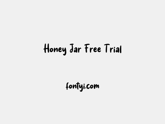 Honey Jar Free Trial