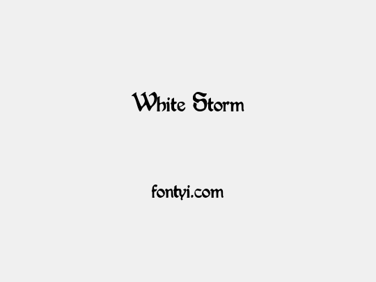 White Storm